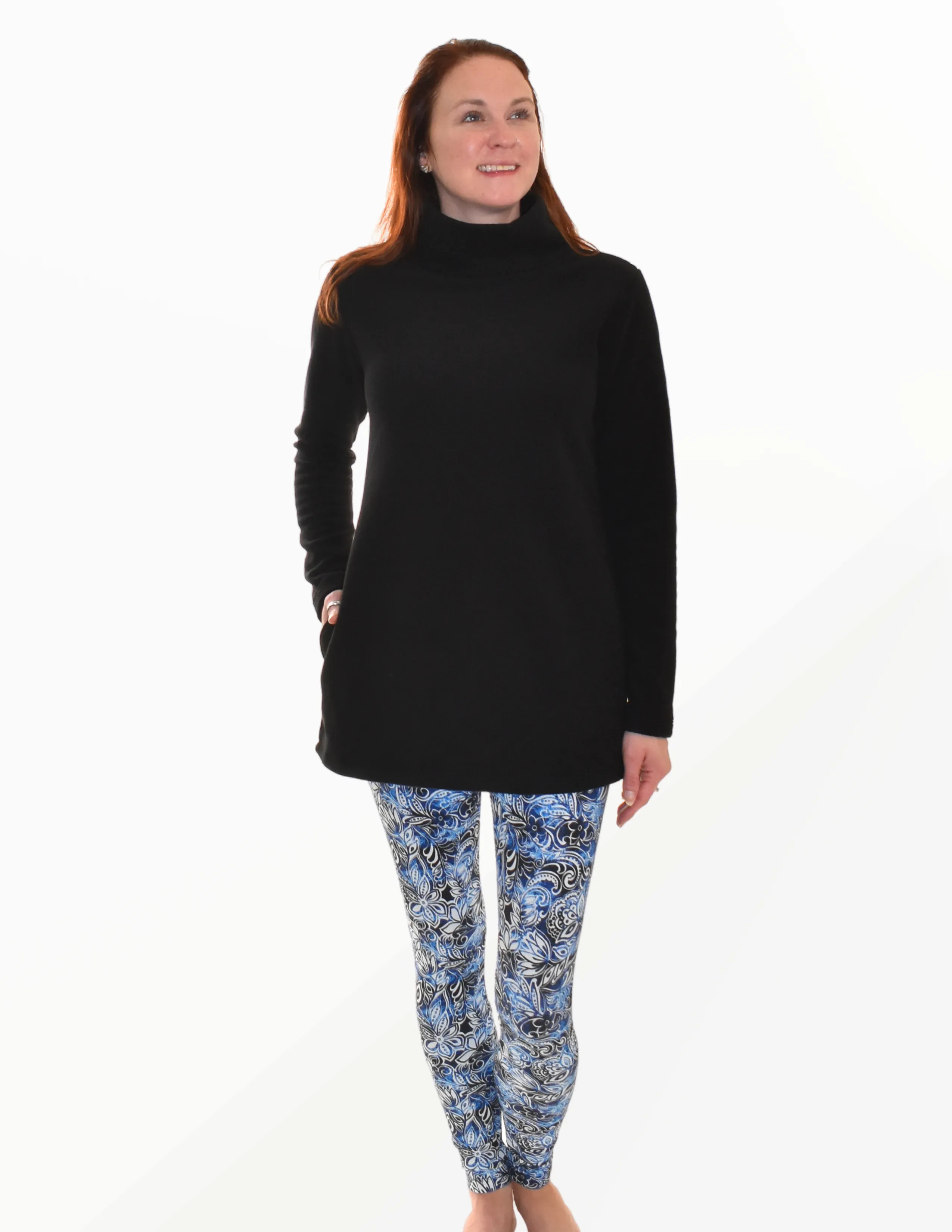 Leggings- Denim Floral