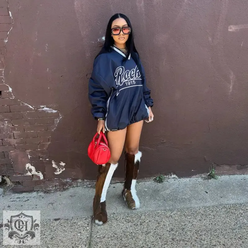 Letter Graphic Print Top