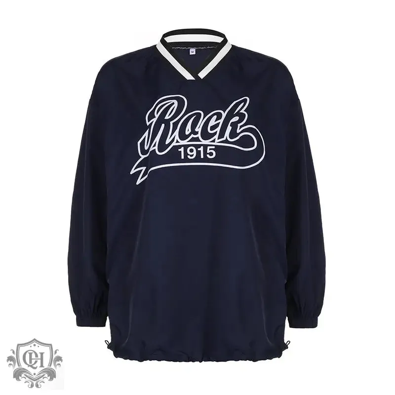 Letter Graphic Print Top