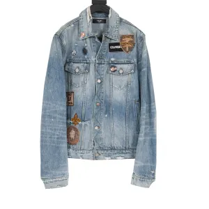 Light Wash Denim Trucker