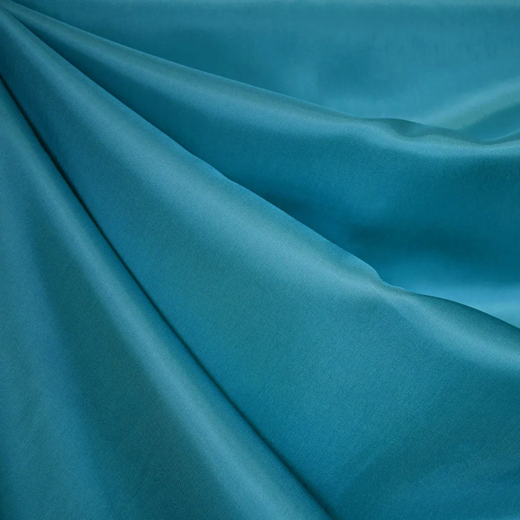 Light Weight Bemberg Lining Solid Ocean