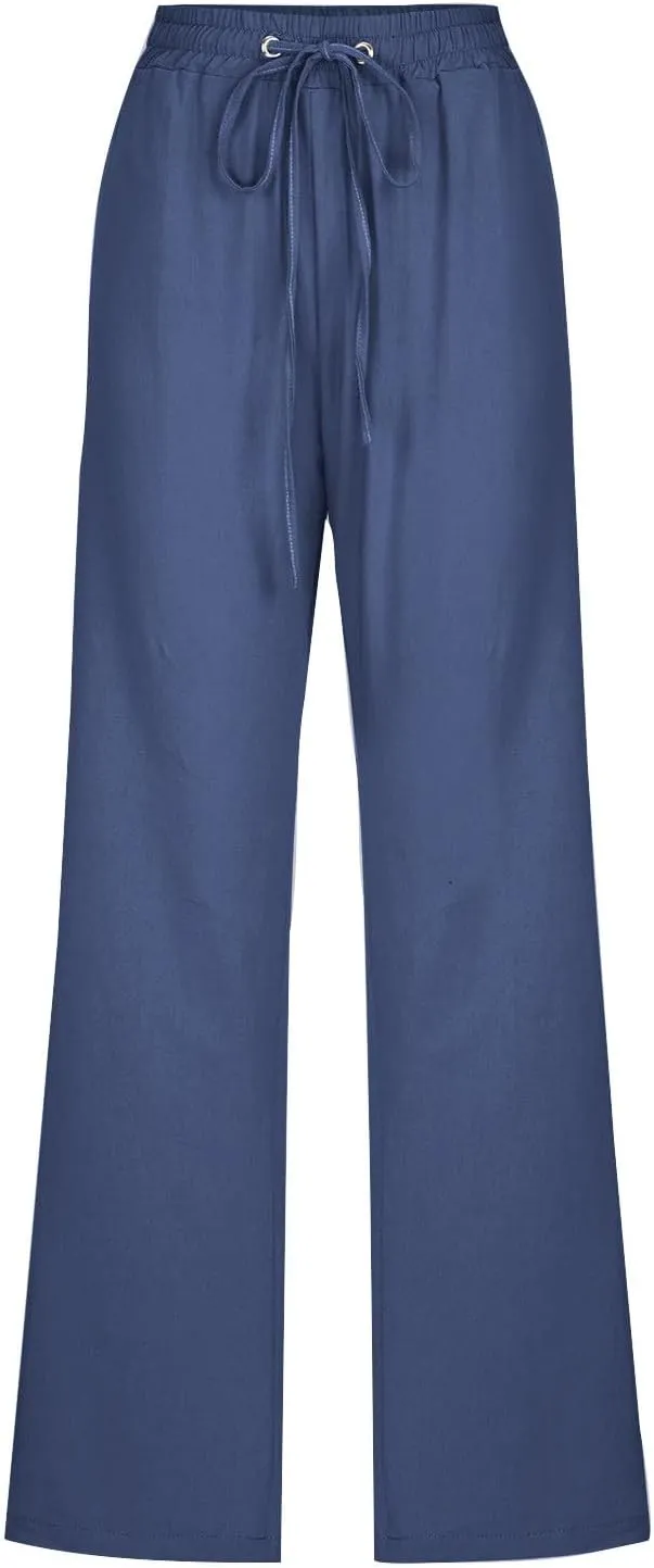 Linen Pants for Women Reduced, Linen Pants Women Plus Size Tall,Cotton Linen Beach Pants Women