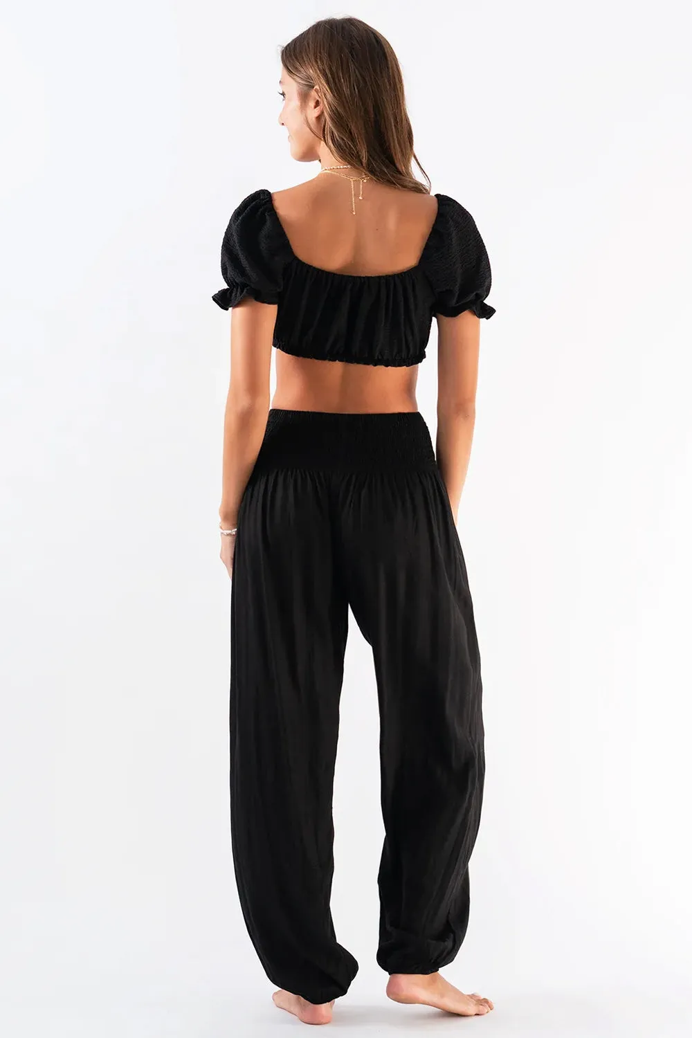 Lotus & Luna: Black Harem Pants