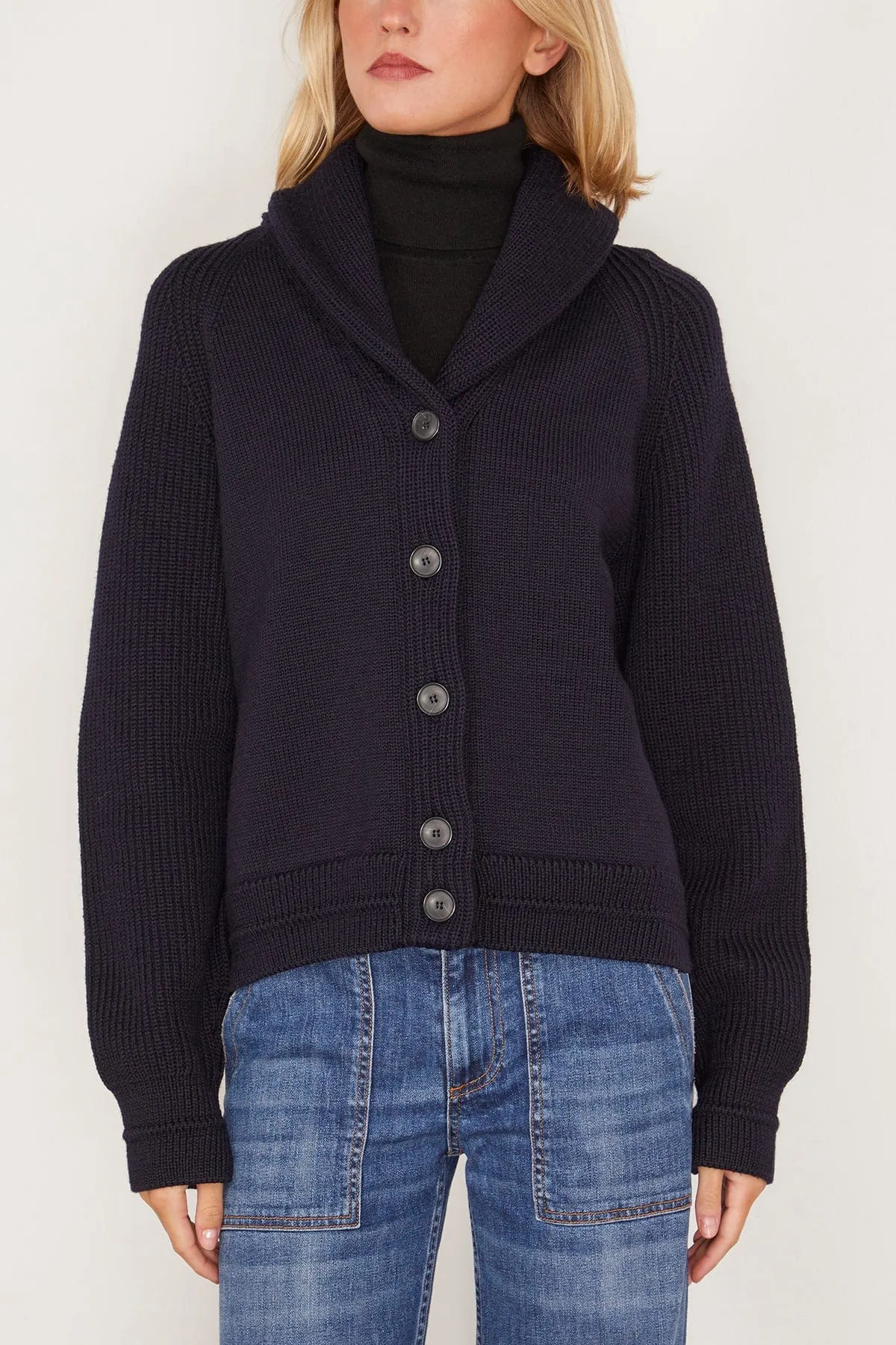 Lou Cardigan in Navy