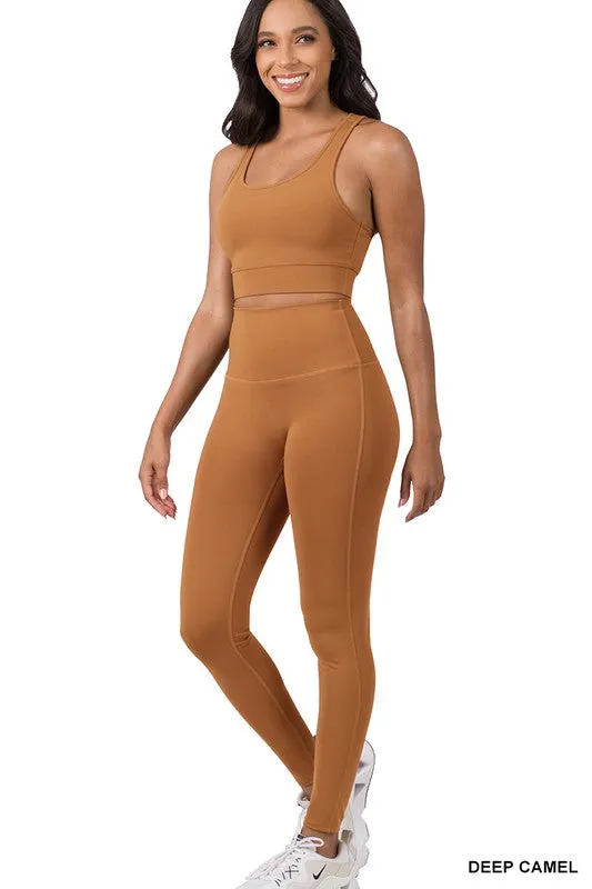 Lulu Leggings/Sport Bra Set