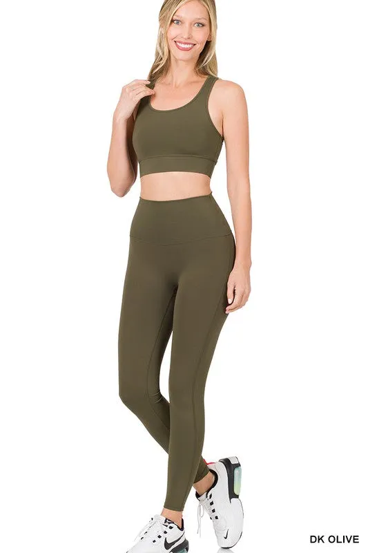 Lulu Leggings/Sport Bra Set