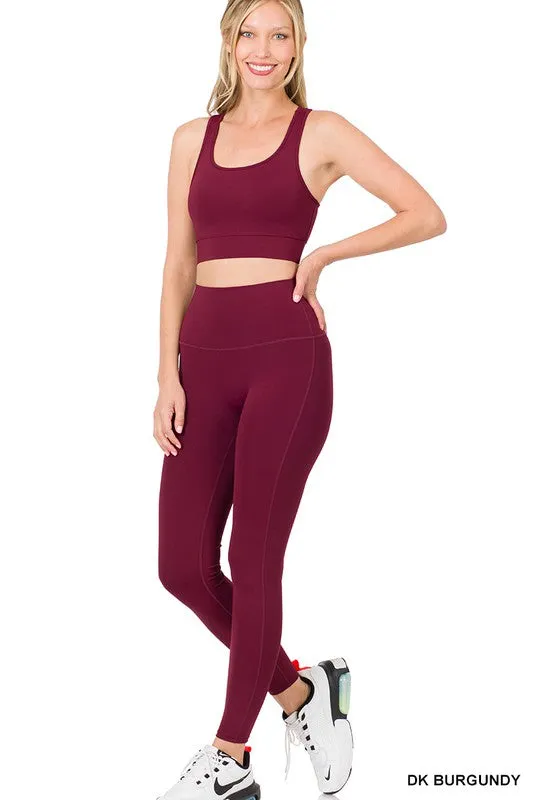 Lulu Leggings/Sport Bra Set