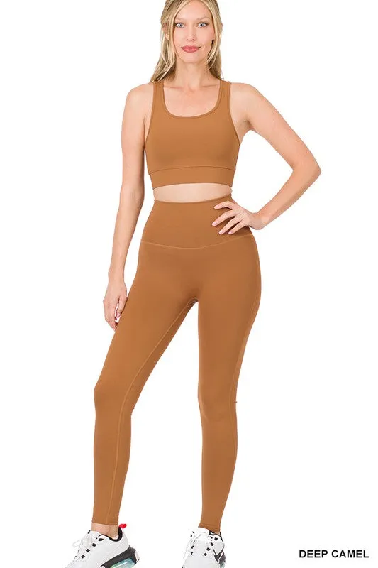 Lulu Leggings/Sport Bra Set