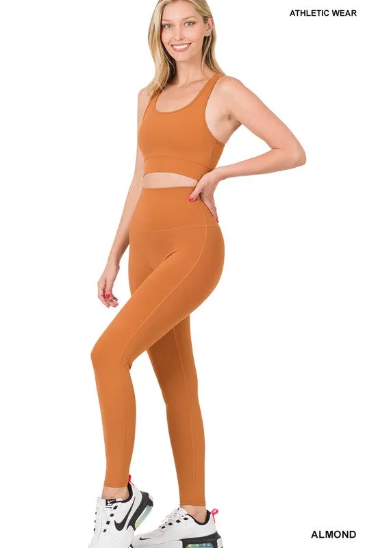 Lulu Leggings/Sport Bra Set