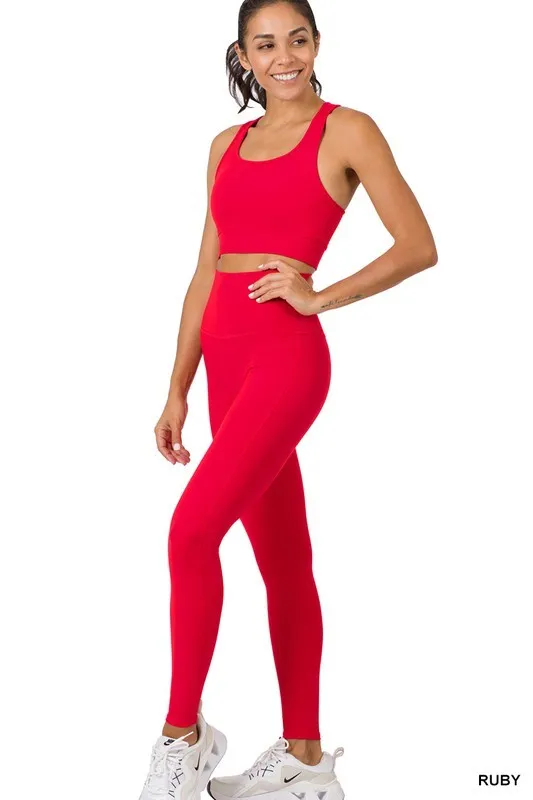 Lulu Leggings/Sport Bra Set