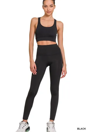 Lulu Leggings/Sport Bra Set