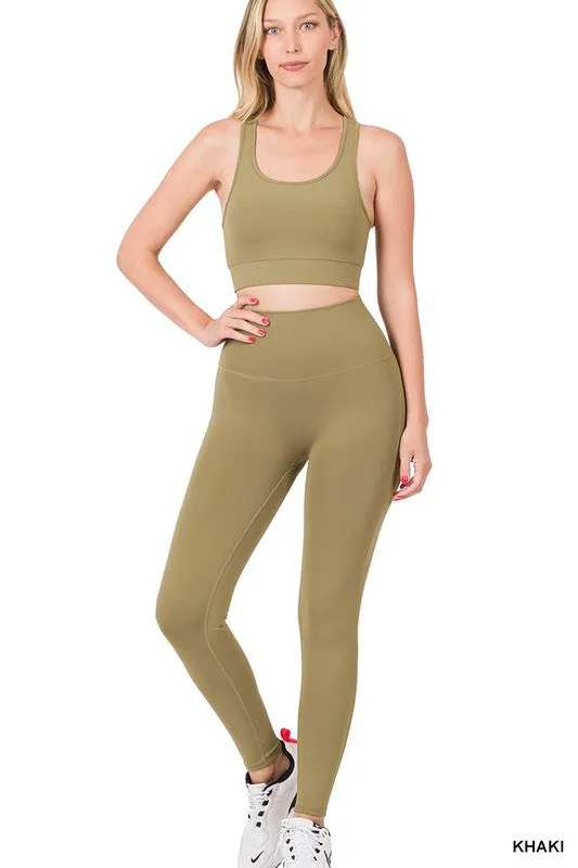 Lulu Leggings/Sport Bra Set