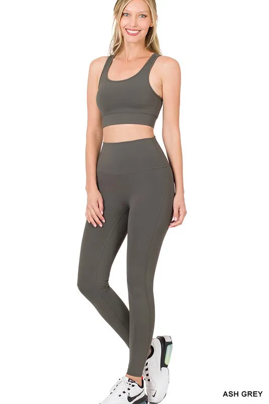 Lulu Leggings/Sport Bra Set