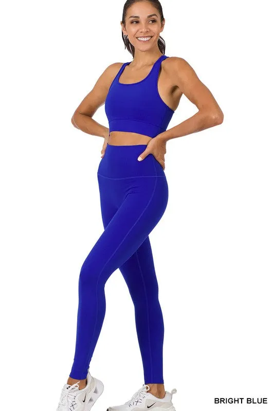 Lulu Leggings/Sport Bra Set