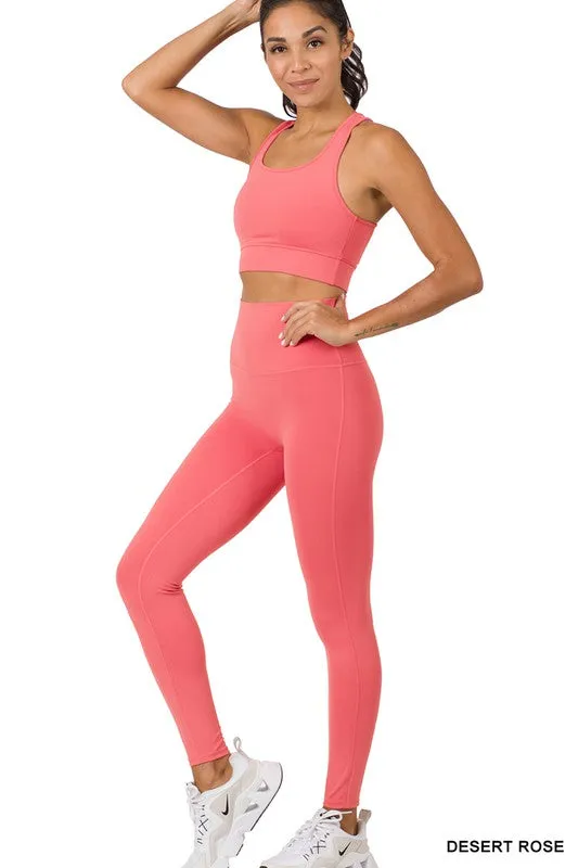 Lulu Leggings/Sport Bra Set