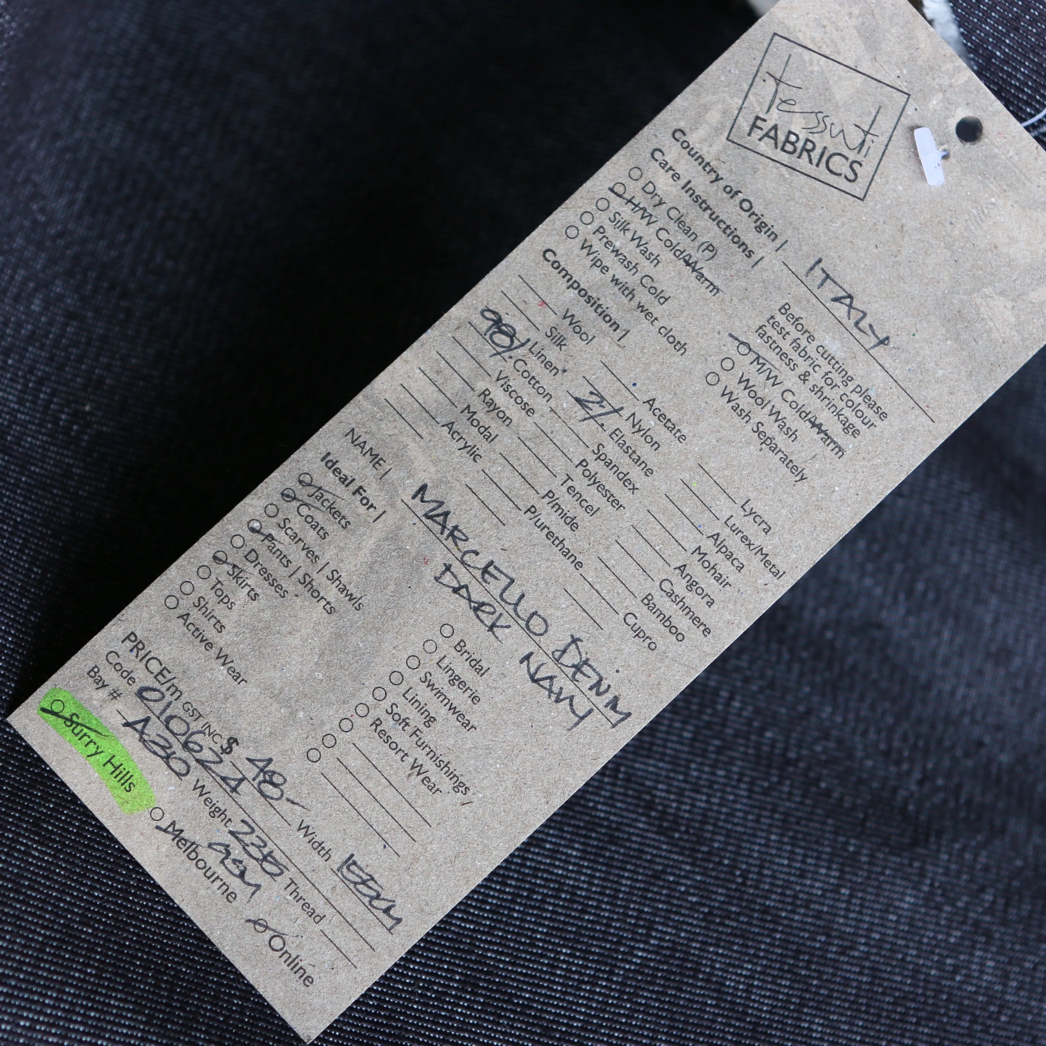 Marcello Denim - Stretch Denim