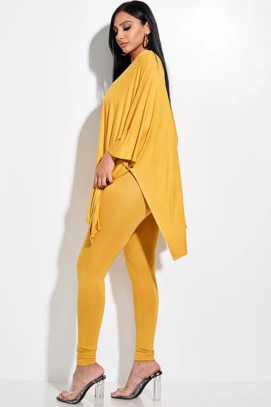 Mikaela 2PC Pants Set - Mustard
