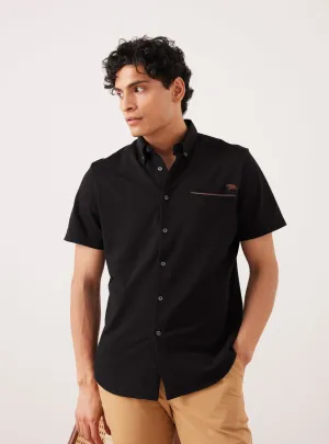 Opal Black Knit Shirt