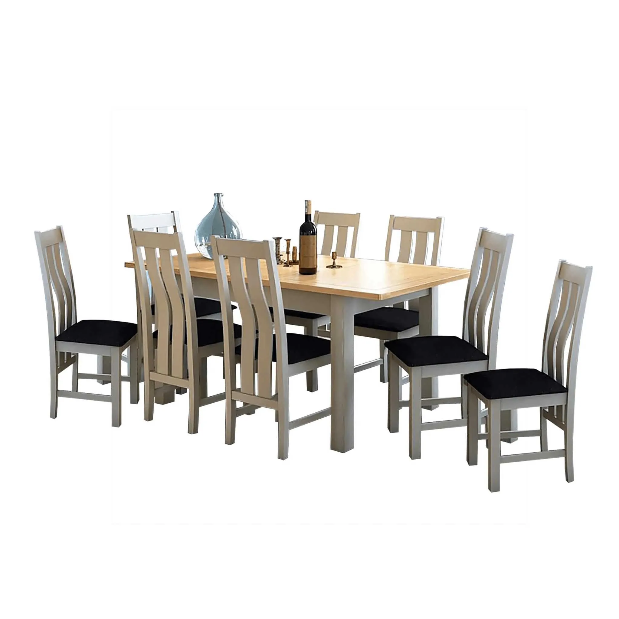 Padstow Grey 140-180cm Extending Table