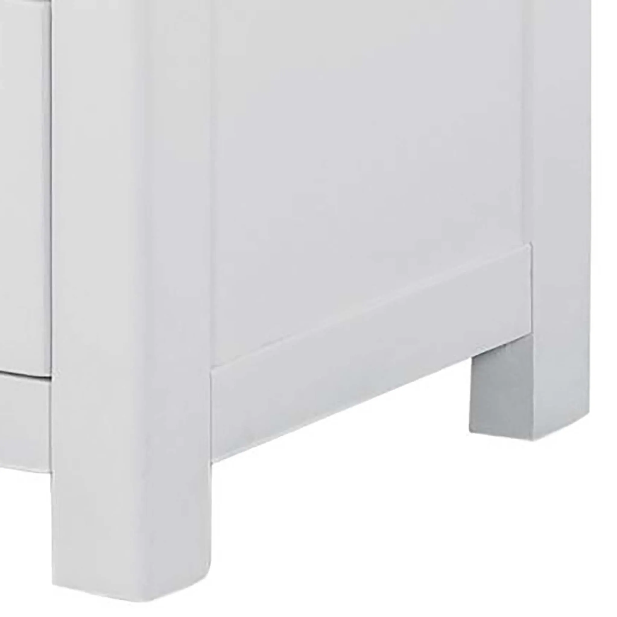 Padstow White 2 over 4 Drawer Chest