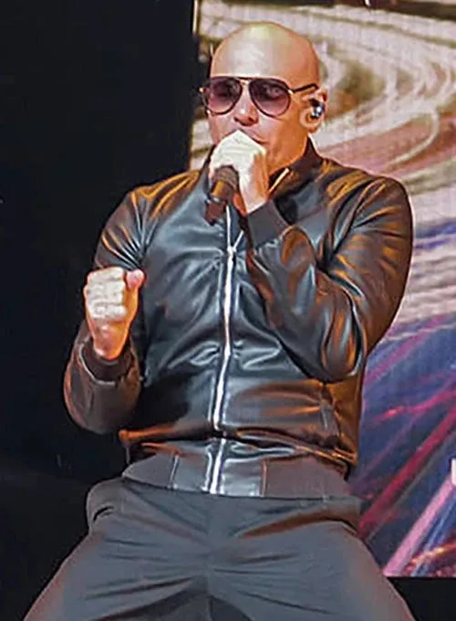 PITBULL BLACK LEATHER JACKET