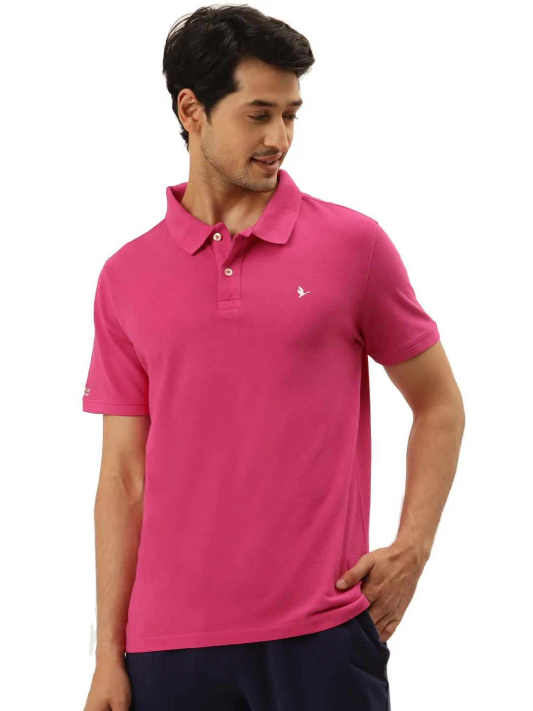 Premium Cotton Striped Half Sleeve Polo