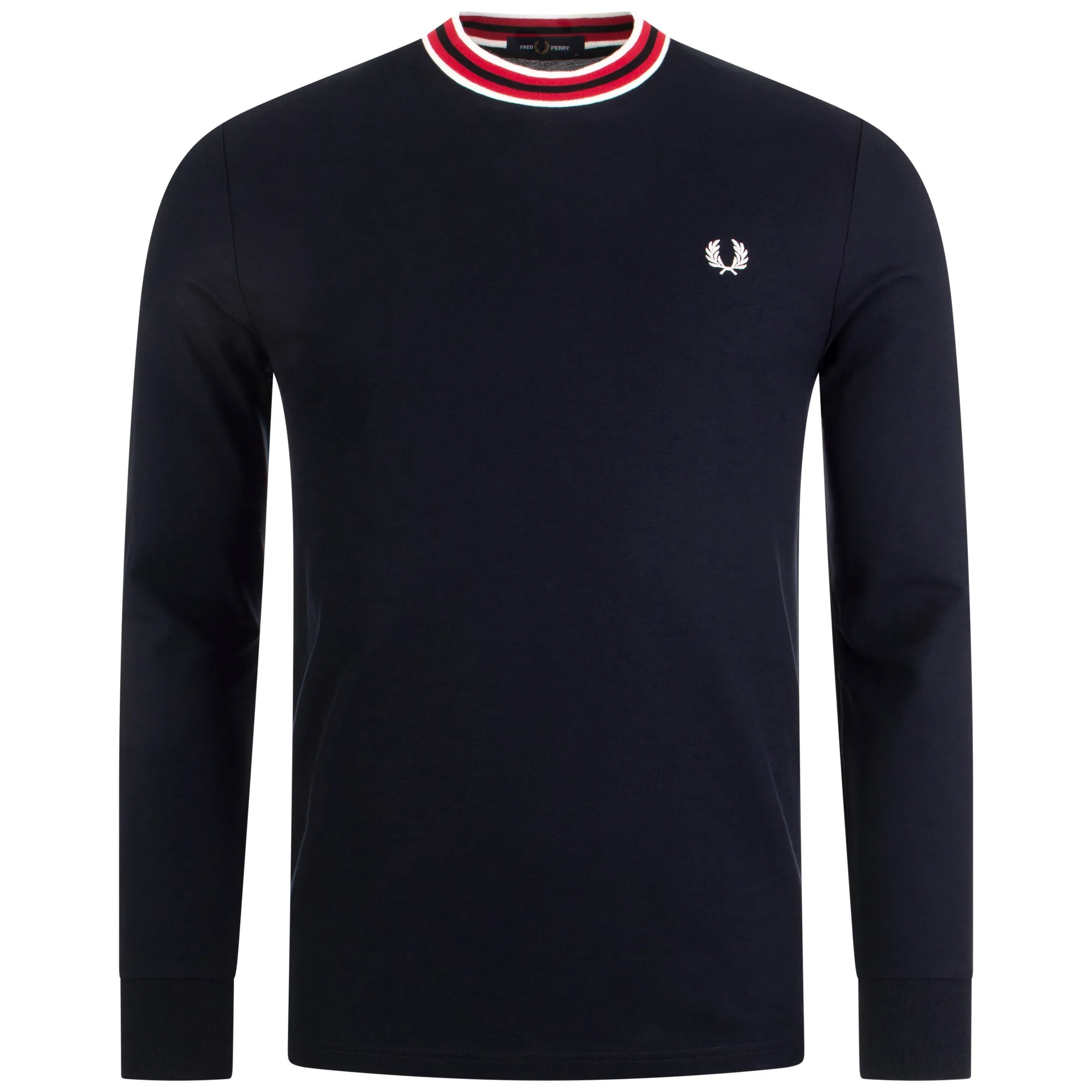 Refined Pique Long Sleeved Top