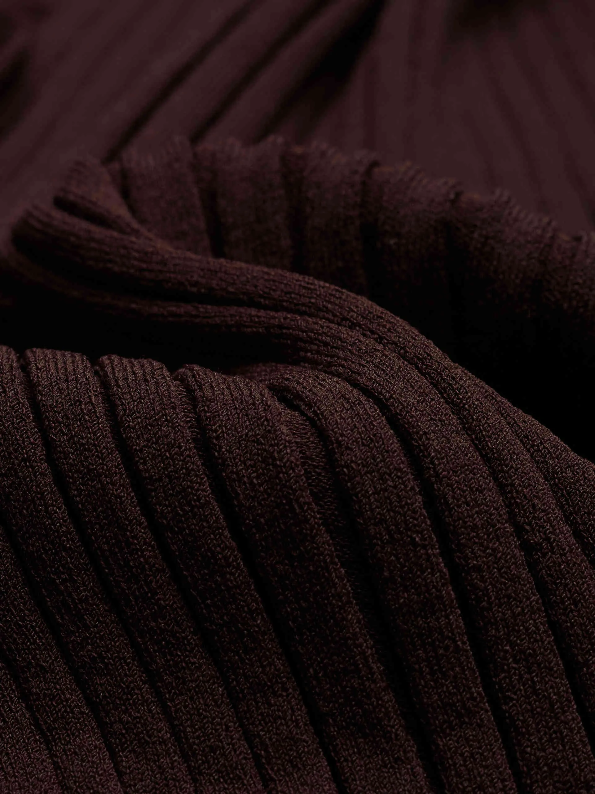 Ribbed Fitted Cardigan