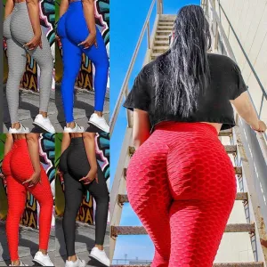 Ruched Butt High Waist Stretchy Yoga Workout Pants