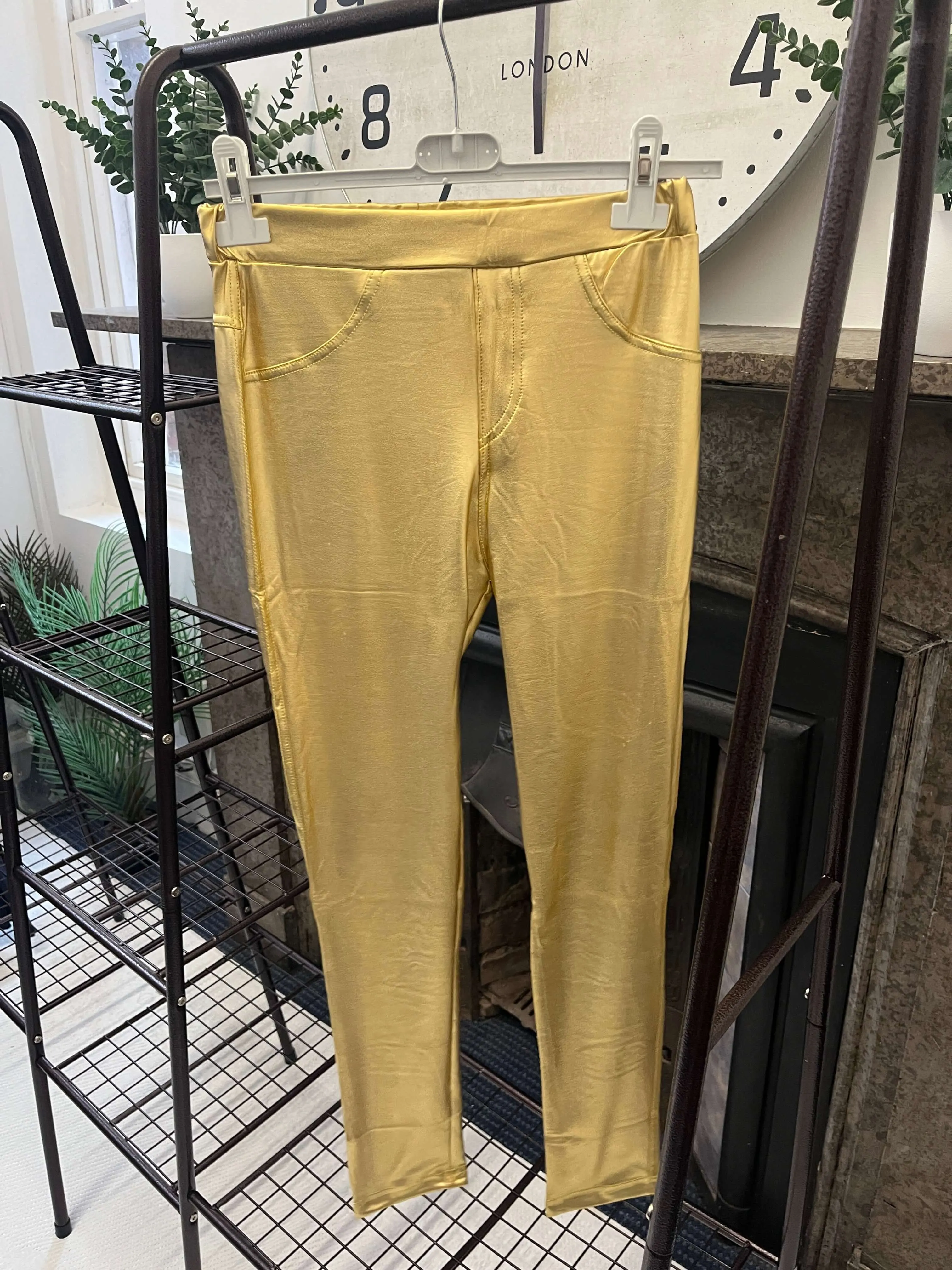 Saskia Super Stretchy Metallic  Legging