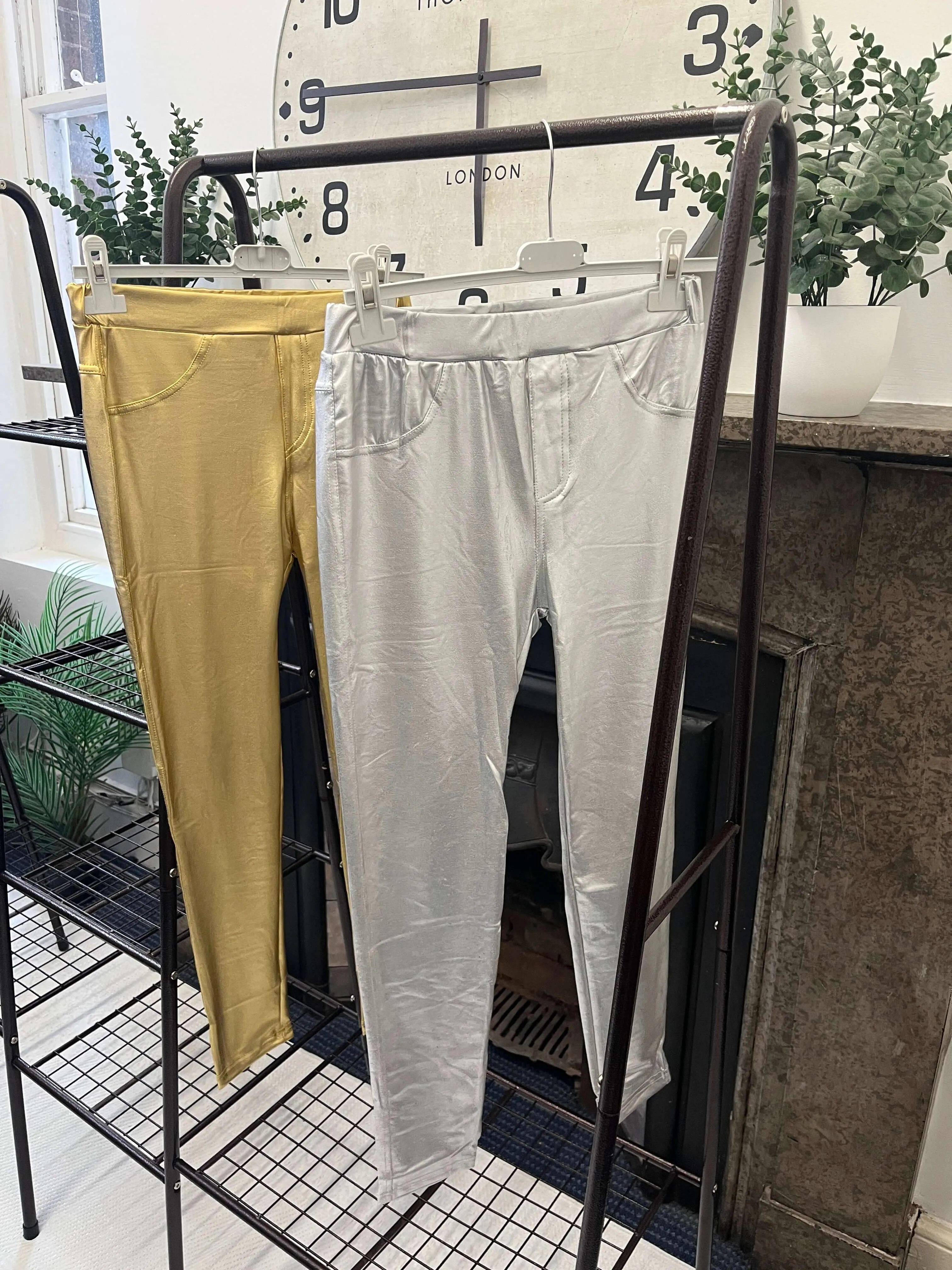Saskia Super Stretchy Metallic  Legging