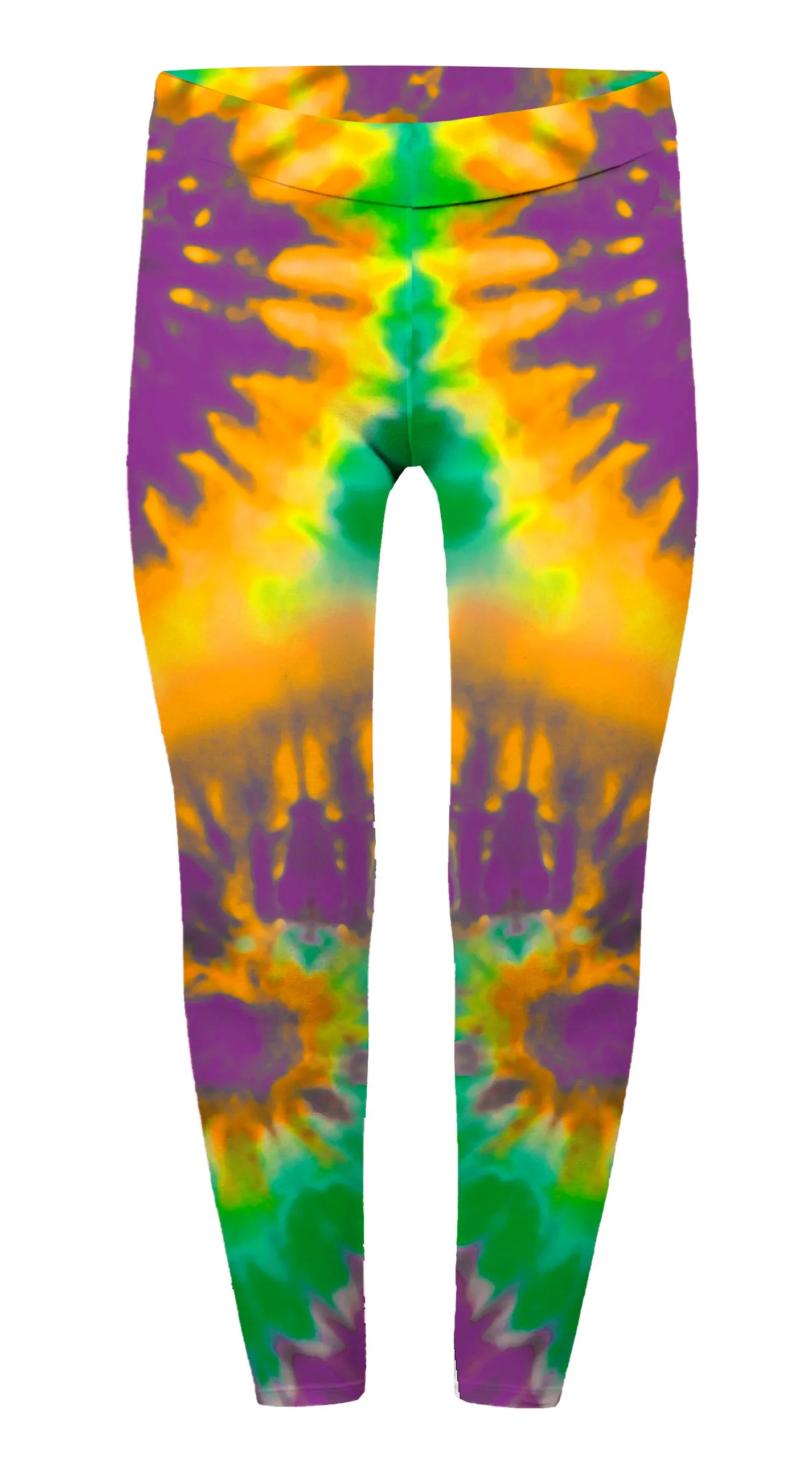 Spandex Leggings Junior - Tie Dye Swirls