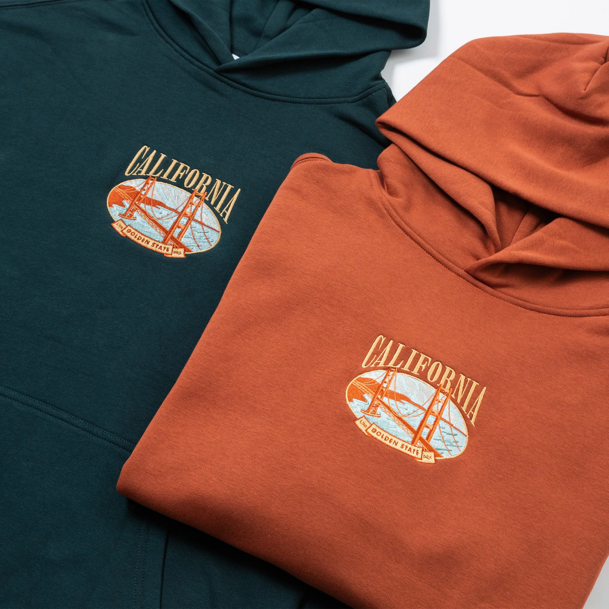 The Golden State Embroidered Relax Hoodie