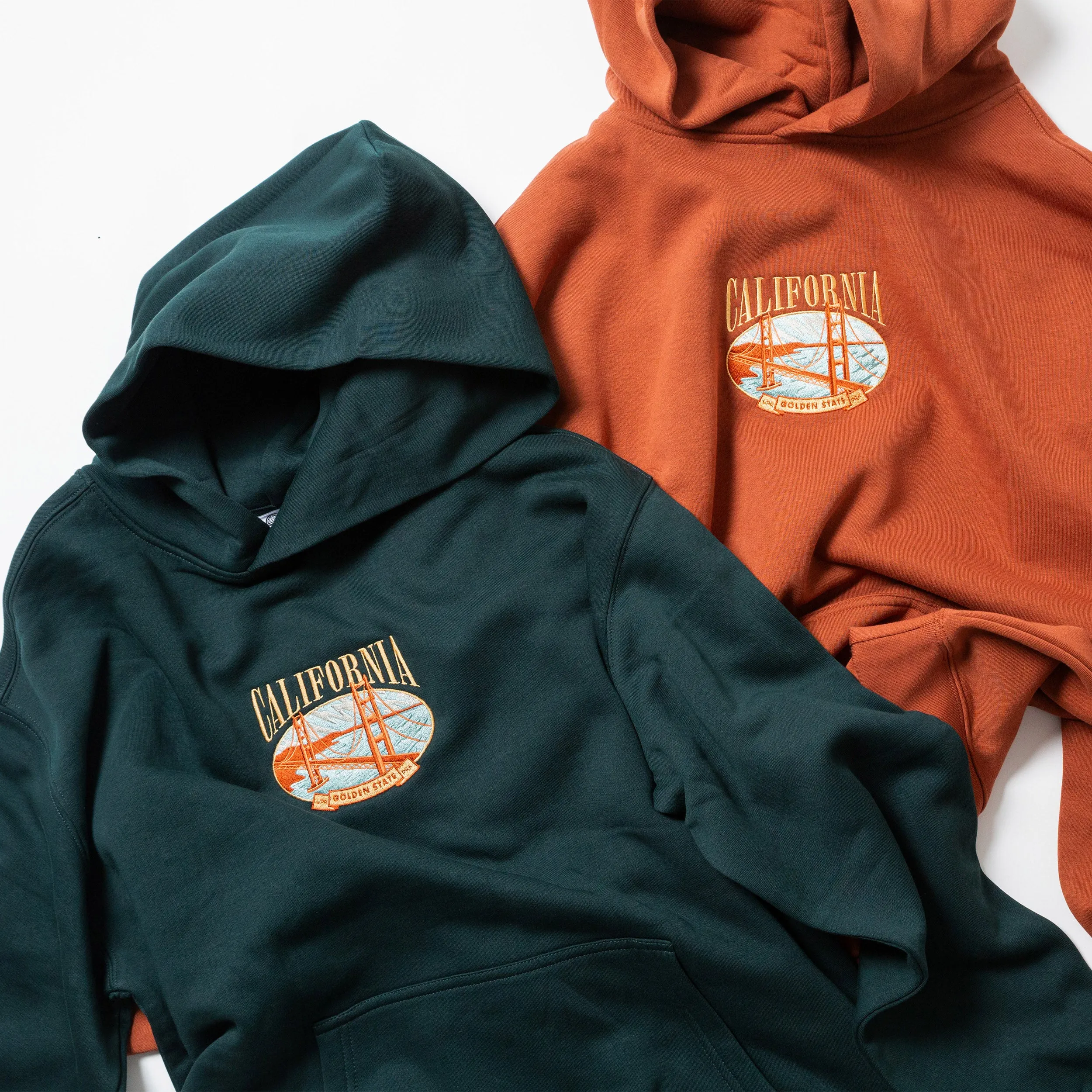 The Golden State Embroidered Relax Hoodie