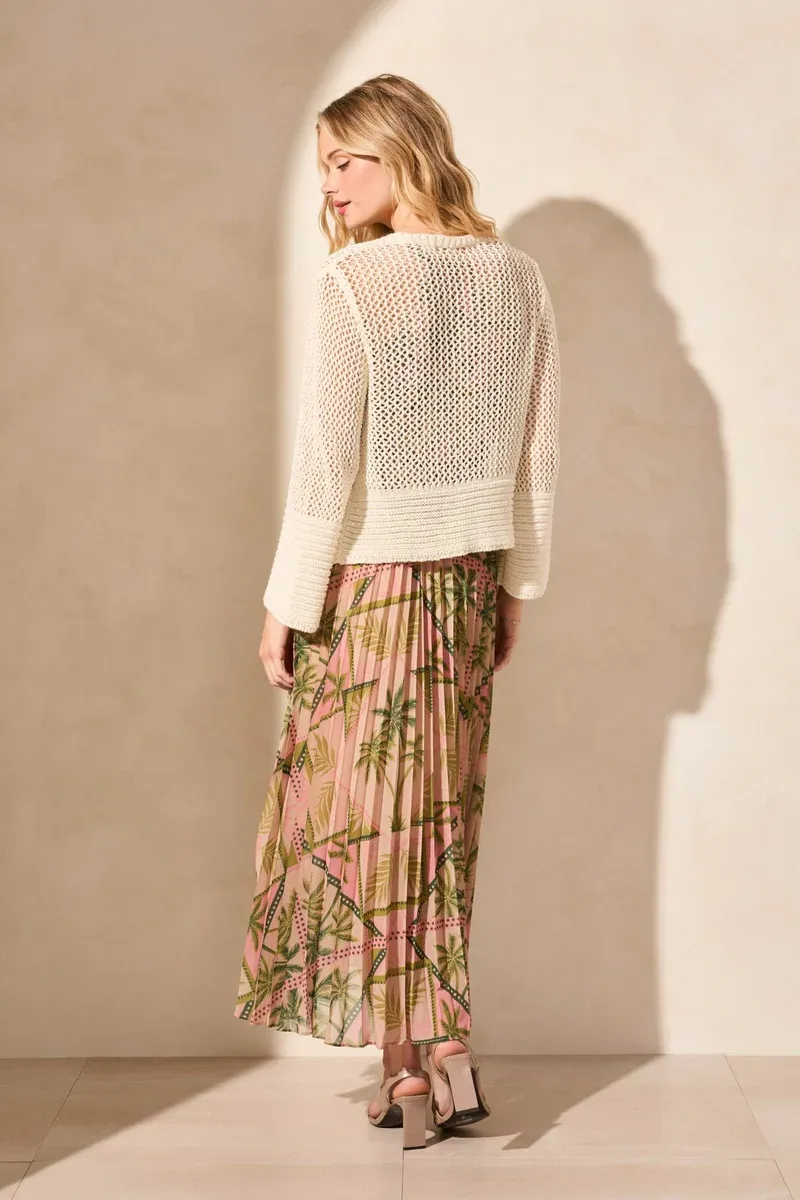 Tribal Bell Sleeve Cardi - Cocomilk