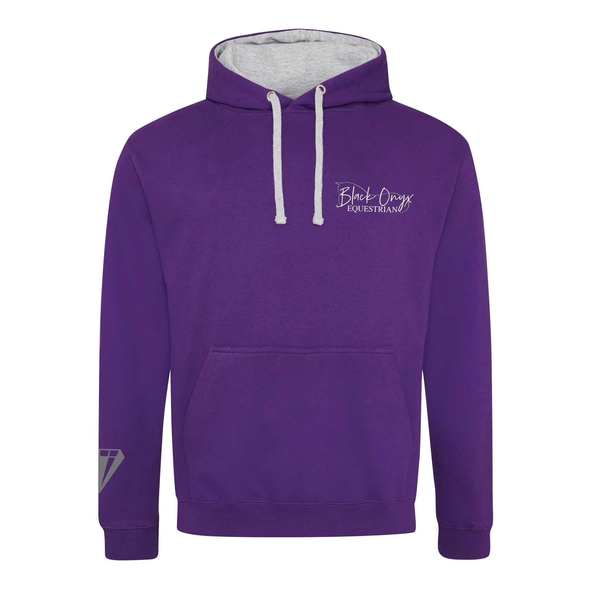 Unisex Contrast Hoodie - Purple