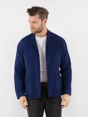 Vintage 60's Men Sanfor Work Jacket in Blue