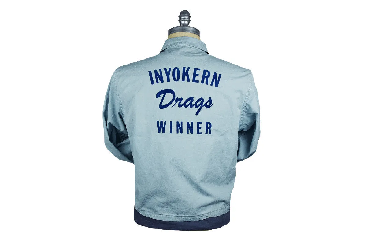 Vintage Drags Club Windbreaker (Sky Blue)