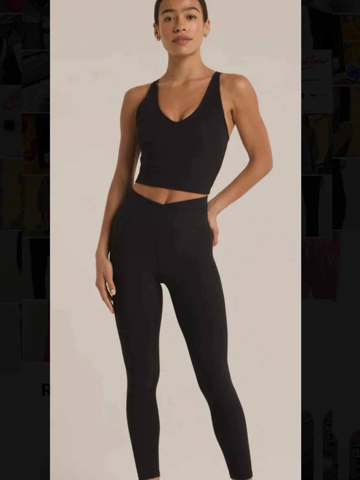 ZSupply Circuit Cross Over 7/8 Leggings - Black