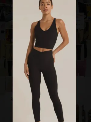 ZSupply Circuit Cross Over 7/8 Leggings - Black